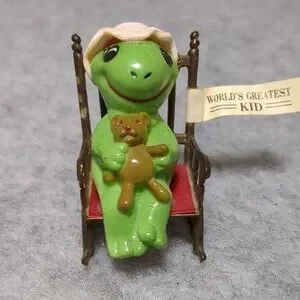 Turtle Rocking Chair Enesco | Other | Vintage Enesco Turtle In Rocking Chair Mini 2 ...
